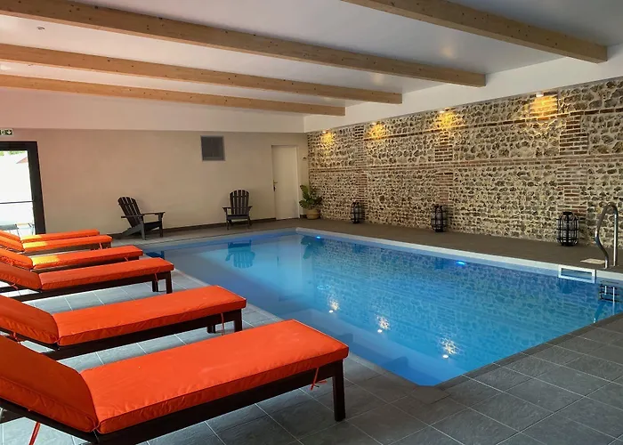 Hotel-spa-piscine Le Petit Castel Beuzeville-honfleur Otel